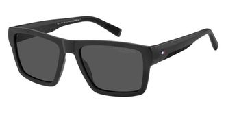Tommy Hilfiger TH 2324/S Polarized 807/M9 Mens Sunglasses Black Size 56