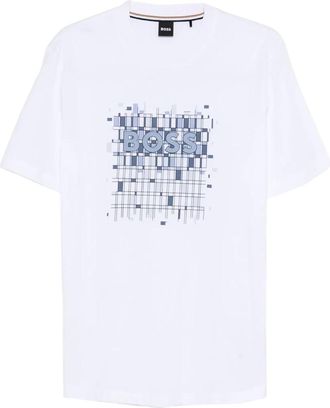 HUGO BOSS Hombre, Camisetas, Blanco, Talla: S