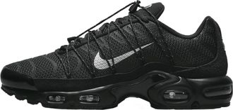 Nike Nike Air Max Plus Utility Mens Shoes (FD0670-001, Black/White/Metallic Silver), Black/White/Metallic Silver, 3.5 UK