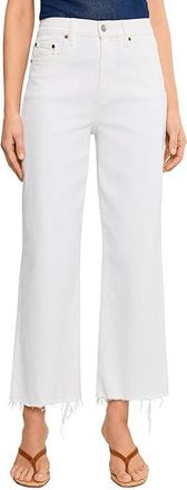 Daze Pleaser High-rise Wide Ankle In Lamb Womens Clothing Lamb : 27 28, Cotton/Denim/Elastane