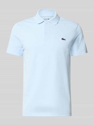 Lacoste Regular Fit Poloshirt aus Baumwoll-Mix in Hellblau, Gr&ouml;&szlig;e XXXL