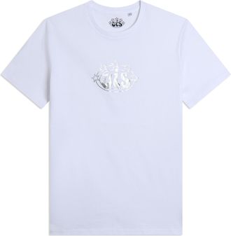 Freddy T-shirt Donna in Cotone Stile Boxe con Logo VIS Argento