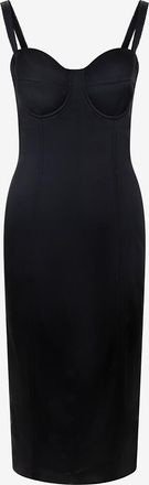 Dolce & Gabbana Midilanges Satin-Korsett-Kleid