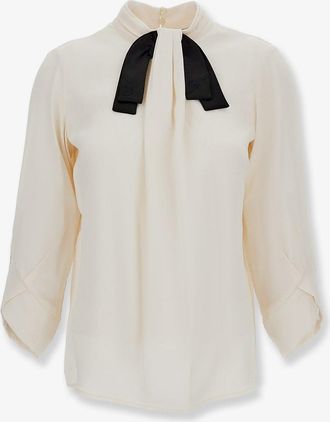 Elisabetta Franchi Camicia in viscosa con dettaglio in contrasto - ELISABETTA FRANCHI - gender_Woman