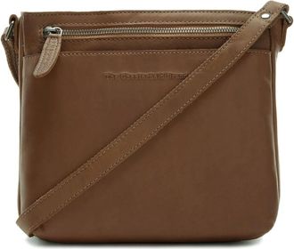 The Chesterfield Brand Tassen, Dames, Bruin, ONE Size, Zwarte Leren Schoudertas