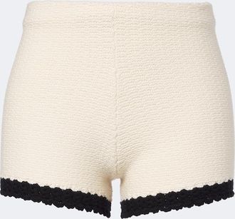 Poss&eacute; Hattie crochet-trim shorts