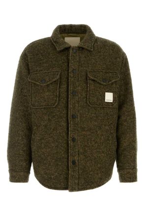 Emporio Armani Green Wool Blend Jacket