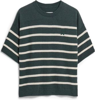 Armedangels Stripe Linen Blend Sweater Pullover f&uuml;r Damen | blau