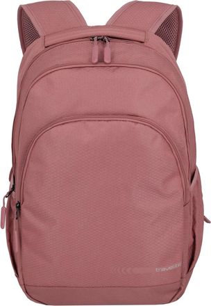 Travelite Laptoprucksack TRAVELITE KICK OFF Rucksack L, Damen, Gr. B/H/T: 31cm x 45cm x 16cm, rosa (ros&eacute;), Polyester, unifarben, Basic, Rucks&auml;cke Laptoprucksack