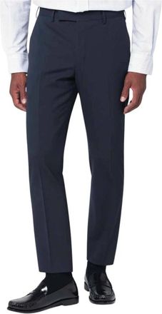 Pantaloni Torino Blauwe Slim Broek - Heren - Nette broeken - Blauw - 4XL - Broeken