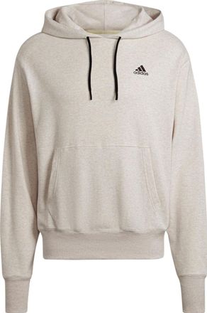 adidas Mens adidas Botandye Logo Micro Mark Solid Color Hooded Casual Pullover Gray H65782