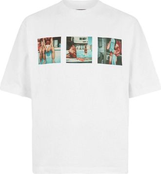 Dsquared2 Graphic Print Crew Neck T-Shirt