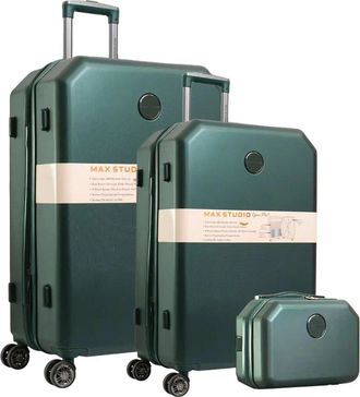 Joan & David Collection Max Studio The Hexagon Abs Hard Sided 3Pc Luggage Set