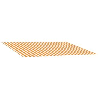 vidaXL Vidaxl Tela De Repuesto Para Toldos Amarillo Y Blanco 250 X 200 Cm