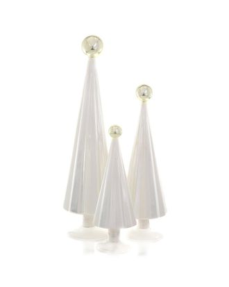 Cody Foster & Co. Set Of 3 Handcrafted Pleated Trees