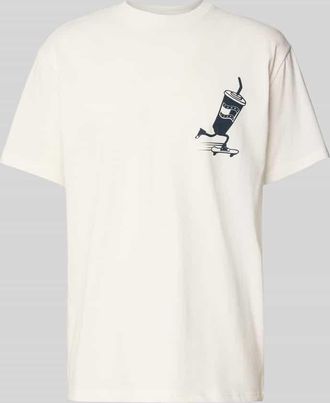 Tommy Jeans Relaxed Fit T-Shirt aus reiner Baumwolle in Offwhite, Größe XXL