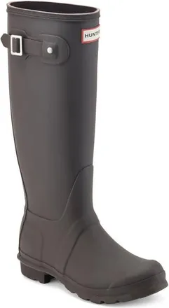Hunter Original Tall Waterproof Rain Boot in Hot Fudge at Nordstrom, Size 10