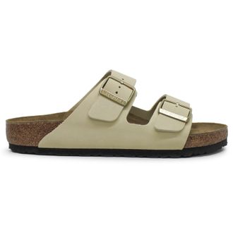 Birkenstock Arizona BS Nubuck Leather Unisex Comfort Sandals - Ecru - Size:UK 5.5