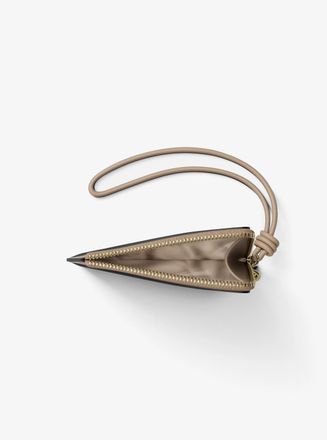 Michael Kors Jet Set Small Pebbled Leather Card Case Wristlet