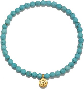 Satya Jewelry Inner Voice Lotus Gemstone Bracelet