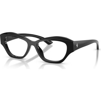 Ferrari 53mm Cat Eye optical glasses in Black at Nordstrom
