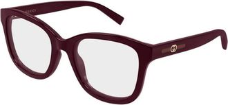 Gucci Optical Frame - female - Gucci - Glasses - Red - 53 MM - Accessories