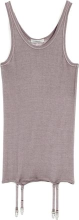 Christophe Lemaire Canotta in lana senza cuciture - Rosa