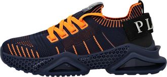 Philipp Plein Runner Iconic Plein - unisex - Sneakers - Blauw - 37 EU - Polyester - Schoenen