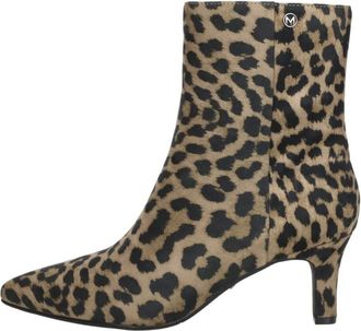Mexx Sodar Regal Enkellaarsjes - Dames - Laarzen met Hak - Beige - 37 EU - Schoenen