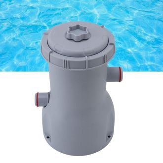 Infinite Bomba De Filtro Para Piscinas Elevadas De 530 Gph Con Cartucho Abs Transparente, 35 W, Enchufe Europeo De 220 V, Circulaci&oacute;n Optimizada, Filtraci&oacute;n Ef