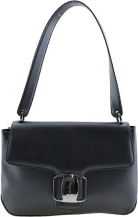 Ferragamo Pre-owned Fabric shoulder-bags - Dames - Vintage Schoudertas - Zwart - ONE Size - Vintage