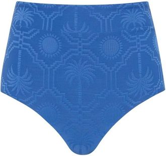 Seafolly Oasis High Waisted Pant Bikini-Bottom für Damen | blau