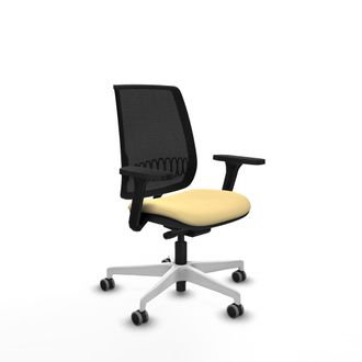 Piqueras y Crespo Silla De Oficina Piqueras Y Crespo Alares Negro Tela Malla