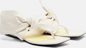 Givenchy Sandalias Boudoir Bow de piel con lazo