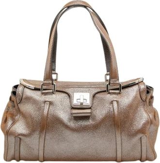 Celine Pre-owned Handbags, female, Brown, Size: ONE SIZE Pre-owned Vintage Handbag