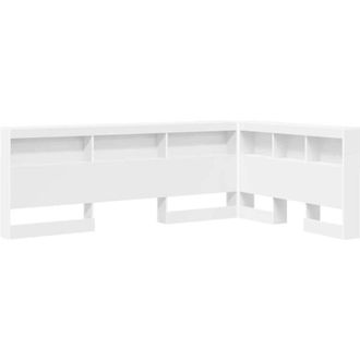 vidaXL Cabecera De Almacenamiento Blanco 120 Cm Madera Contrachapada Vidaxl