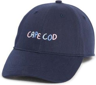 Frasier Sterling Cape Cod Canvas Adjustable Baseball Cap in Navy at Nordstrom Rack