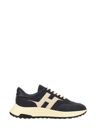 Hogan Black Hyperlight Suede Sneakers