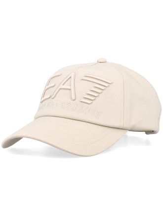 Emporio Armani logo-embroidered baseball cap - Neutrals