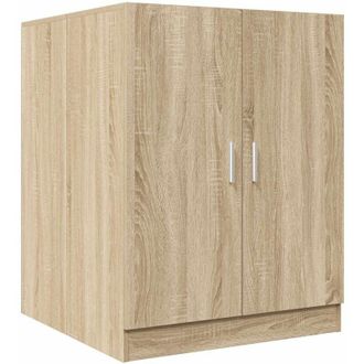 vidaXL Armario De Lavadora Roble Sonoma 70,5x71,5x91,5 Cm Vidaxl