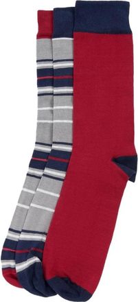 Barbour Tartan Sokken Geschenkset Bordeaux Multicolor - Heren - Sokken - Veelkleurig - ONE Size - Katoen - Ondergoed