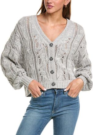 525 america Pretty Cable Cardigan