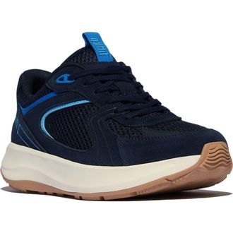 FitFlop F-Mode Flow Platform Sneaker in Midnight Navy/bondi Blue at Nordstrom Rack, Size 8.5