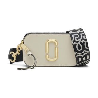 Marc Jacobs The Snapshot Bag - Dames - Schoudertassen - Wit - ONE Size - Leer - Tassen