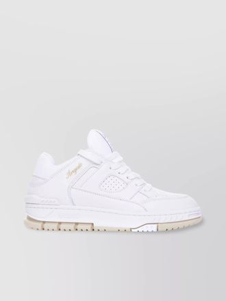 Axel Arigato leather low top sneakers with perforated round toe