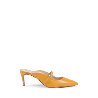 Dee Ocleppo Womens Moscow Mule - Yellow Leather - Size UK 6