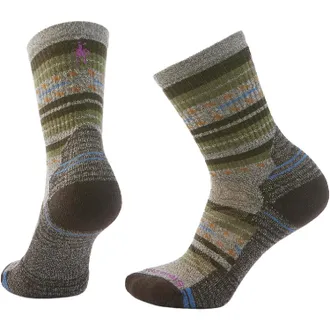 Smartwool Womens Hike Light Cushion Margarita Crew Socks Khaki M