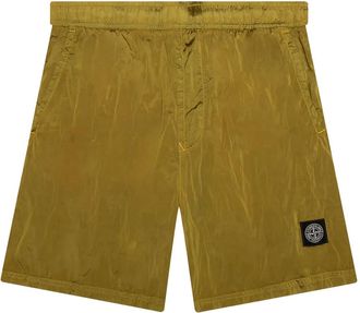 Stone Island Costume da bagno con vita elasticizzata - Giallo