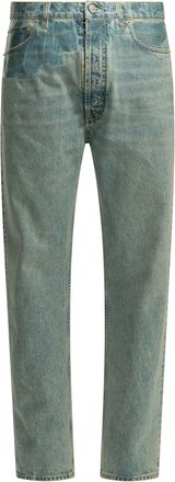 Maison Margiela Getapete jeans met rechte pijpen