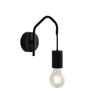 Luce-Ambiente-Design Habitat Wall Light in Black Metal